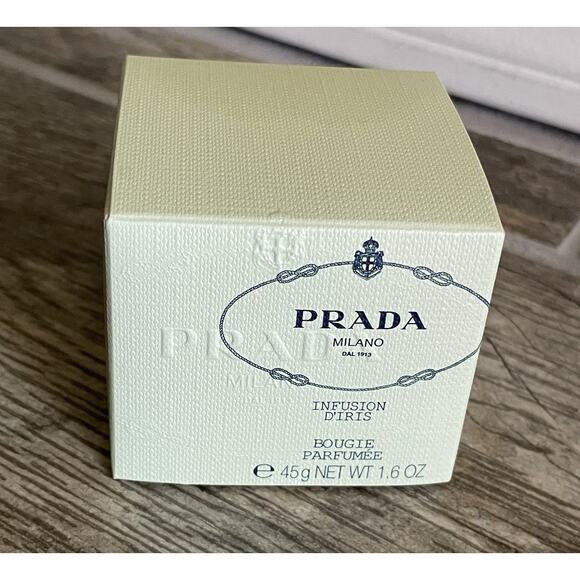 Prada Candle Infusion D’Iris Bougie Parfumee Iris Scent 1.6 oz / 45 grams NIB - Picture 2 of 10